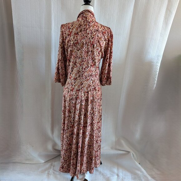 Soya Concept Minea Button Down Maxi Dress Long Sleeves Berry Blend Size XS - Picture 9 of 15